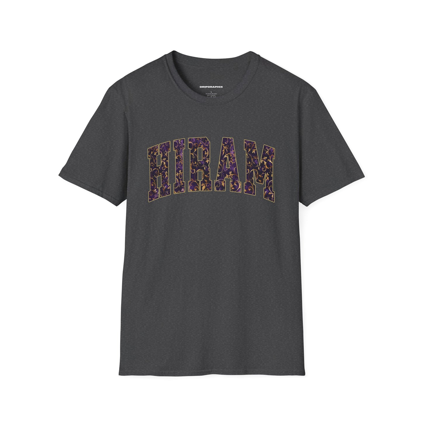 Purple & Gold Floral Hiram