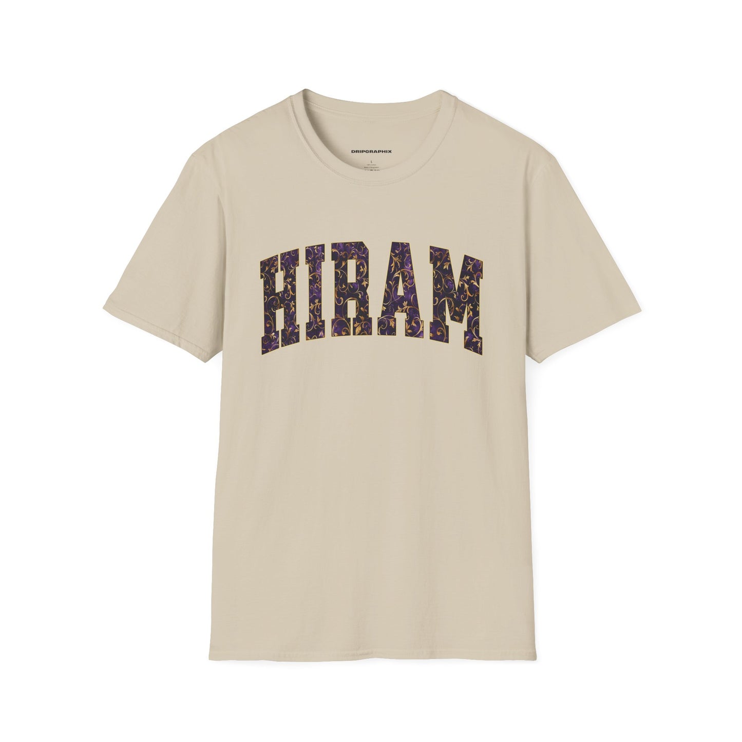Purple & Gold Floral Hiram