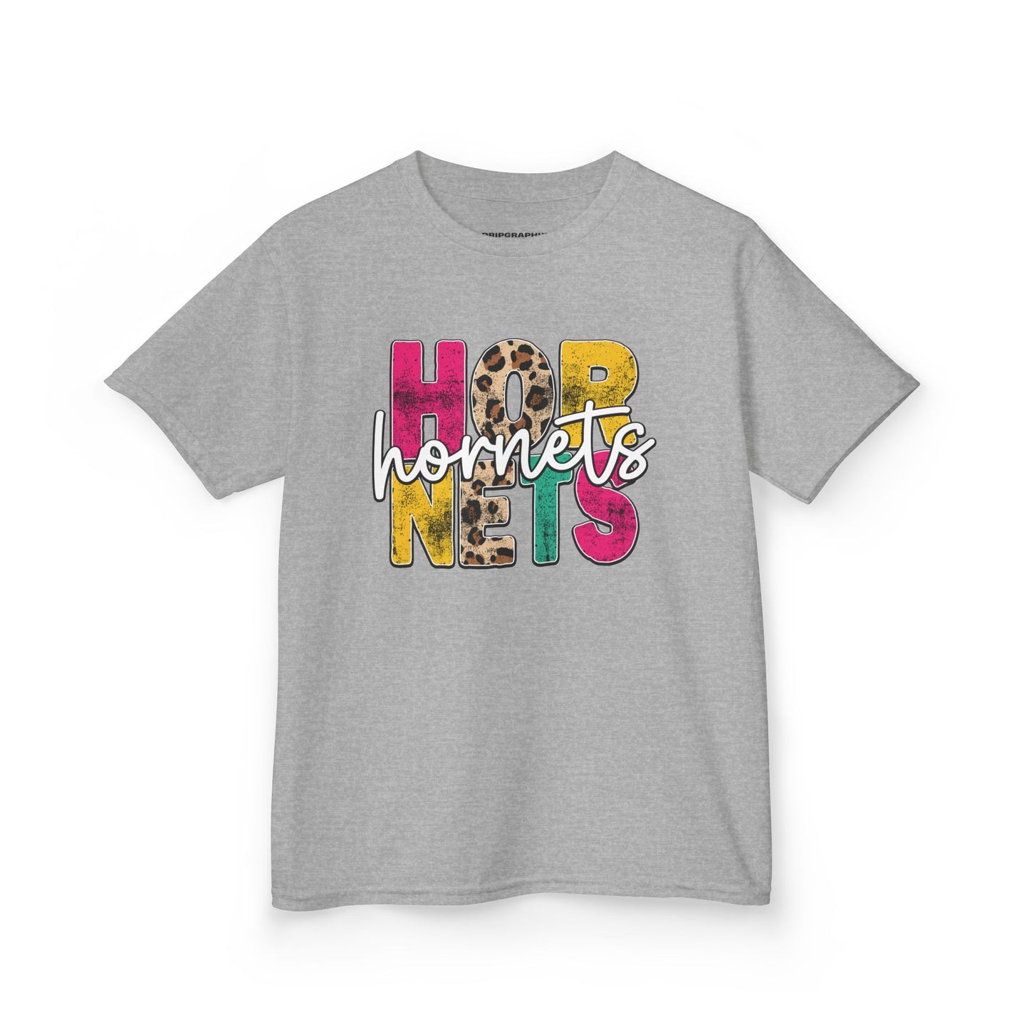 Grunge Bold Hornets With Cursive Youth