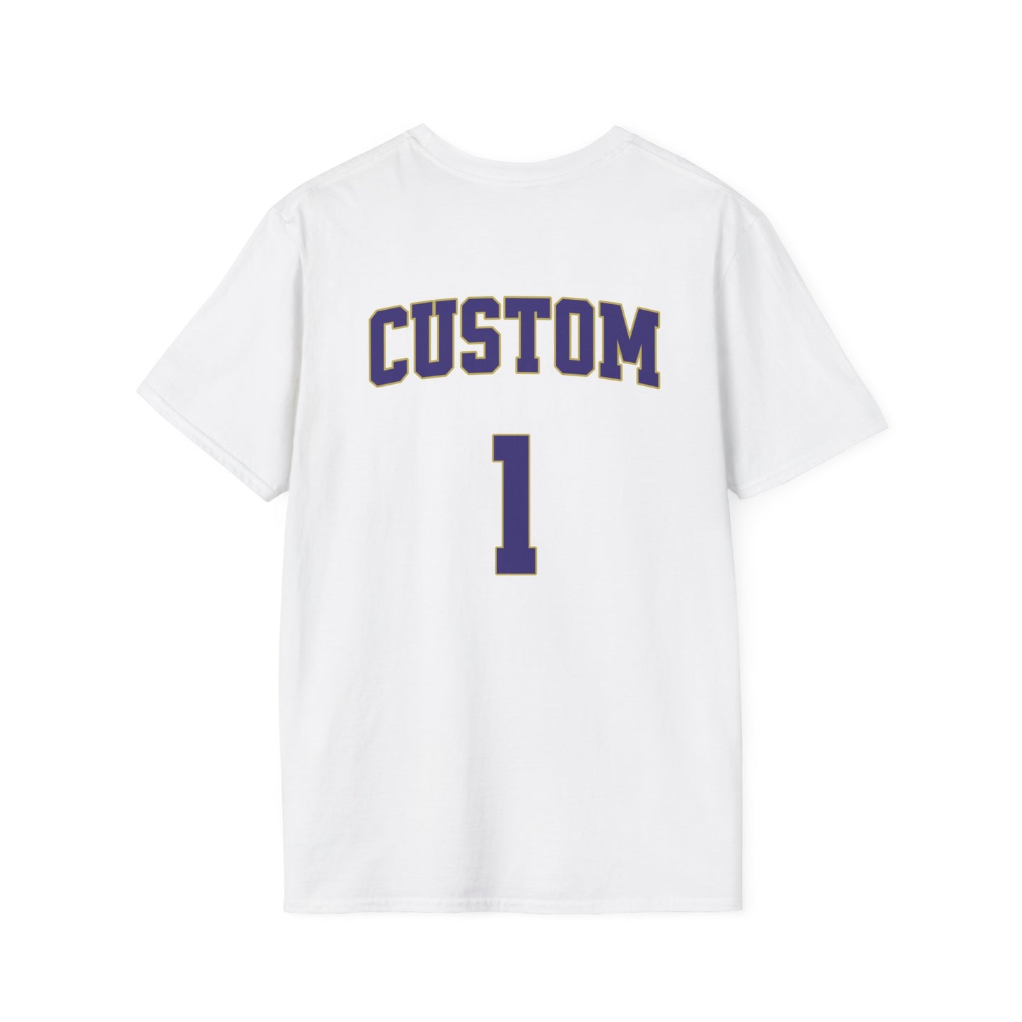 Custom Name & Number Available in T-Shirts, Hoodies, Crewnecks, & Long Sleeves