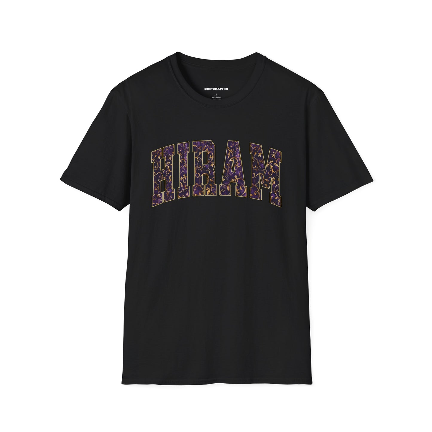 Purple & Gold Floral Hiram