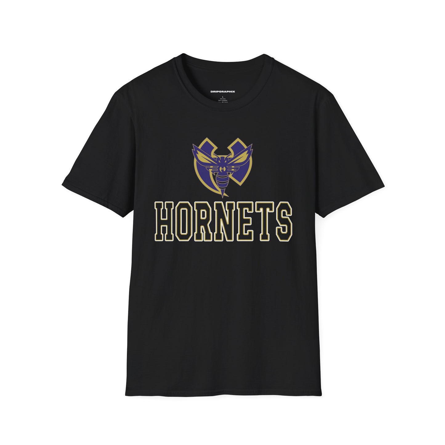 Outlined Hornets with Logo