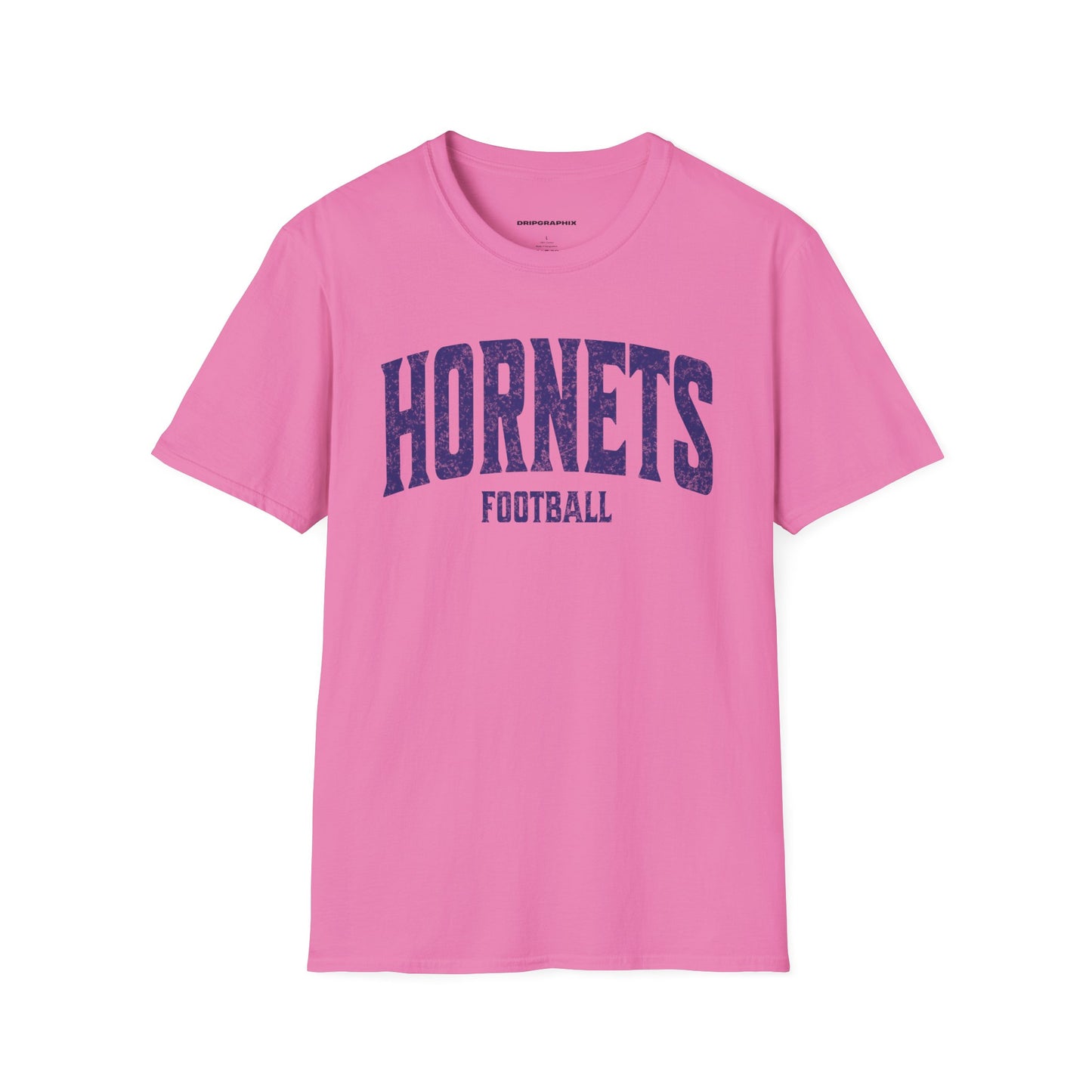 Grunge Arched Hornets Football