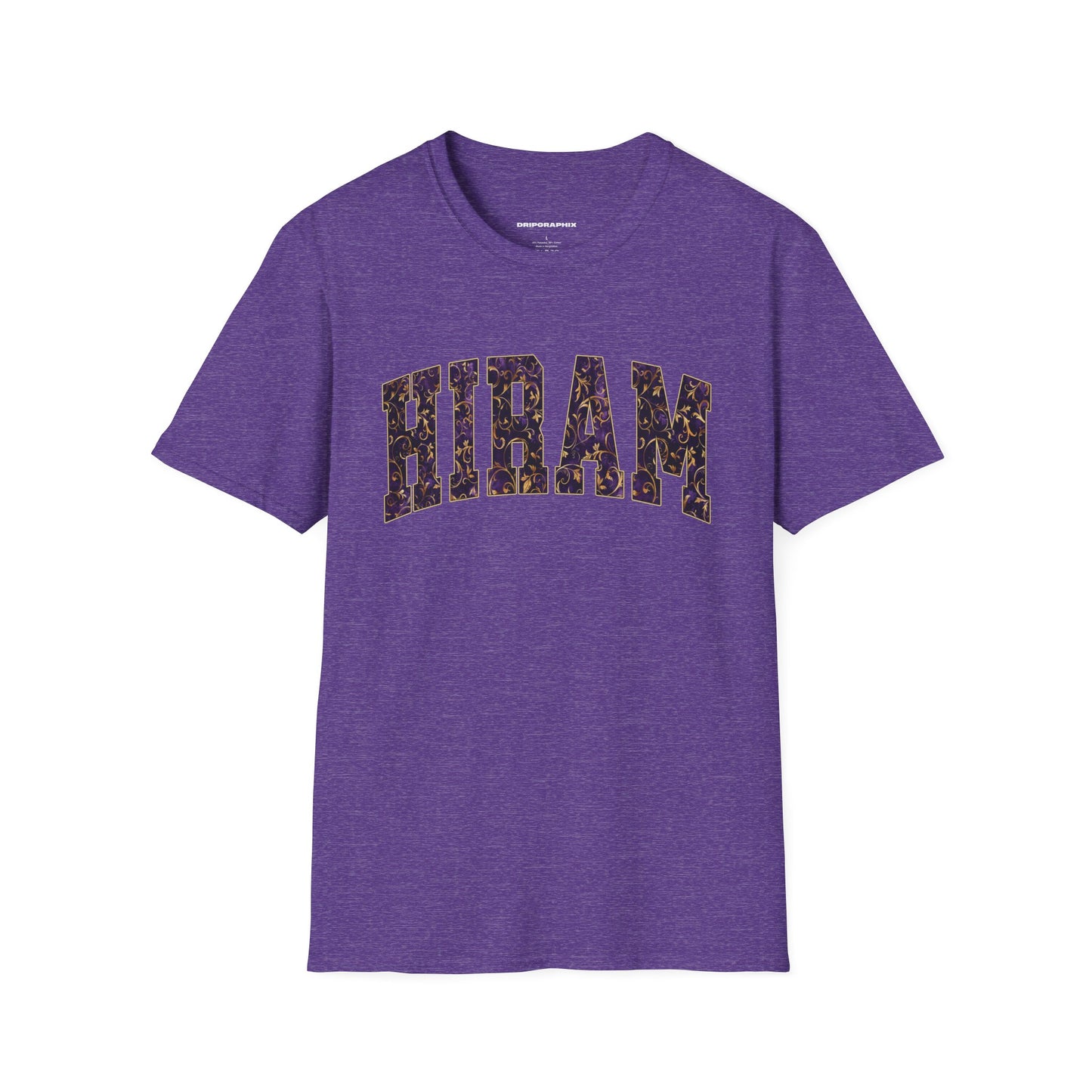 Purple & Gold Floral Hiram