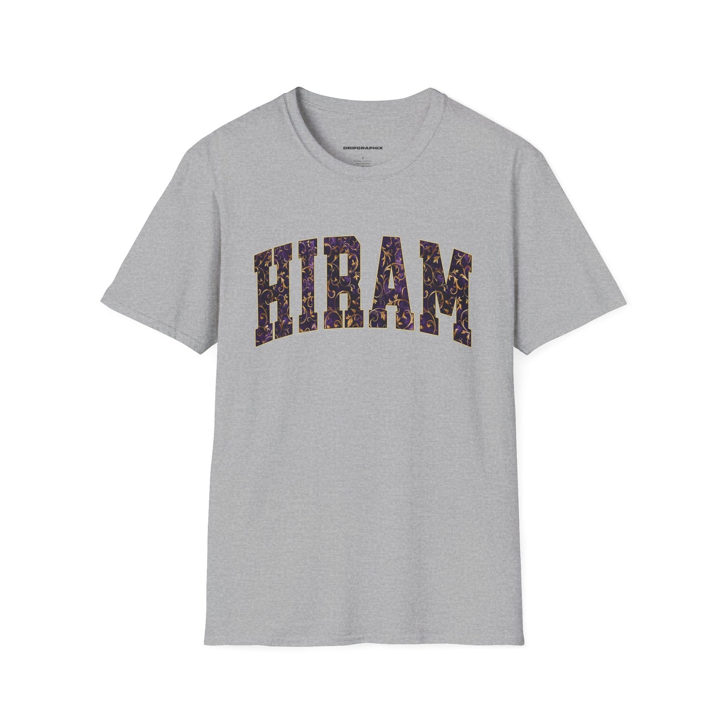 Purple & Gold Floral Hiram