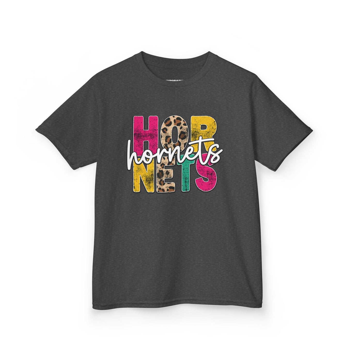 Grunge Bold Hornets With Cursive Youth
