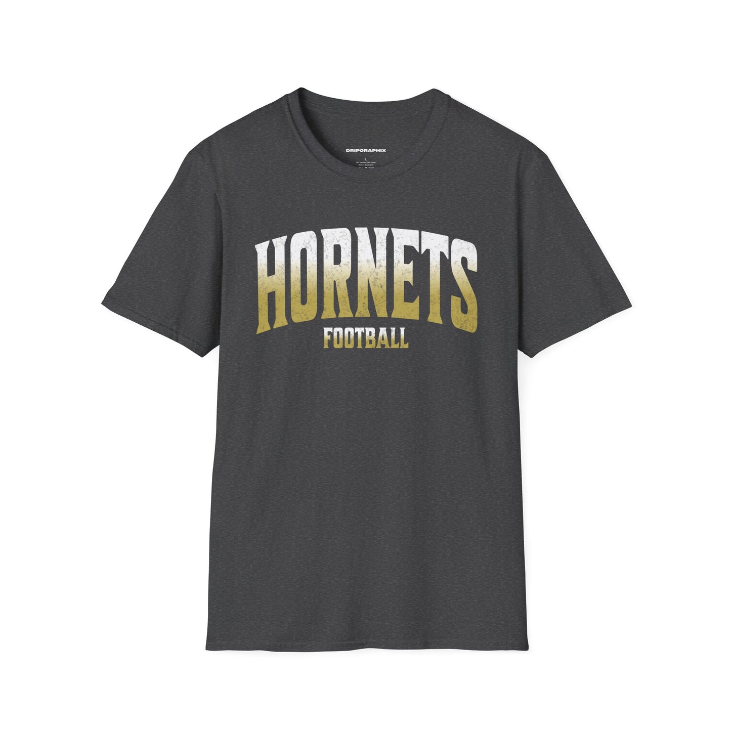 Grunge Arched Hornets Football