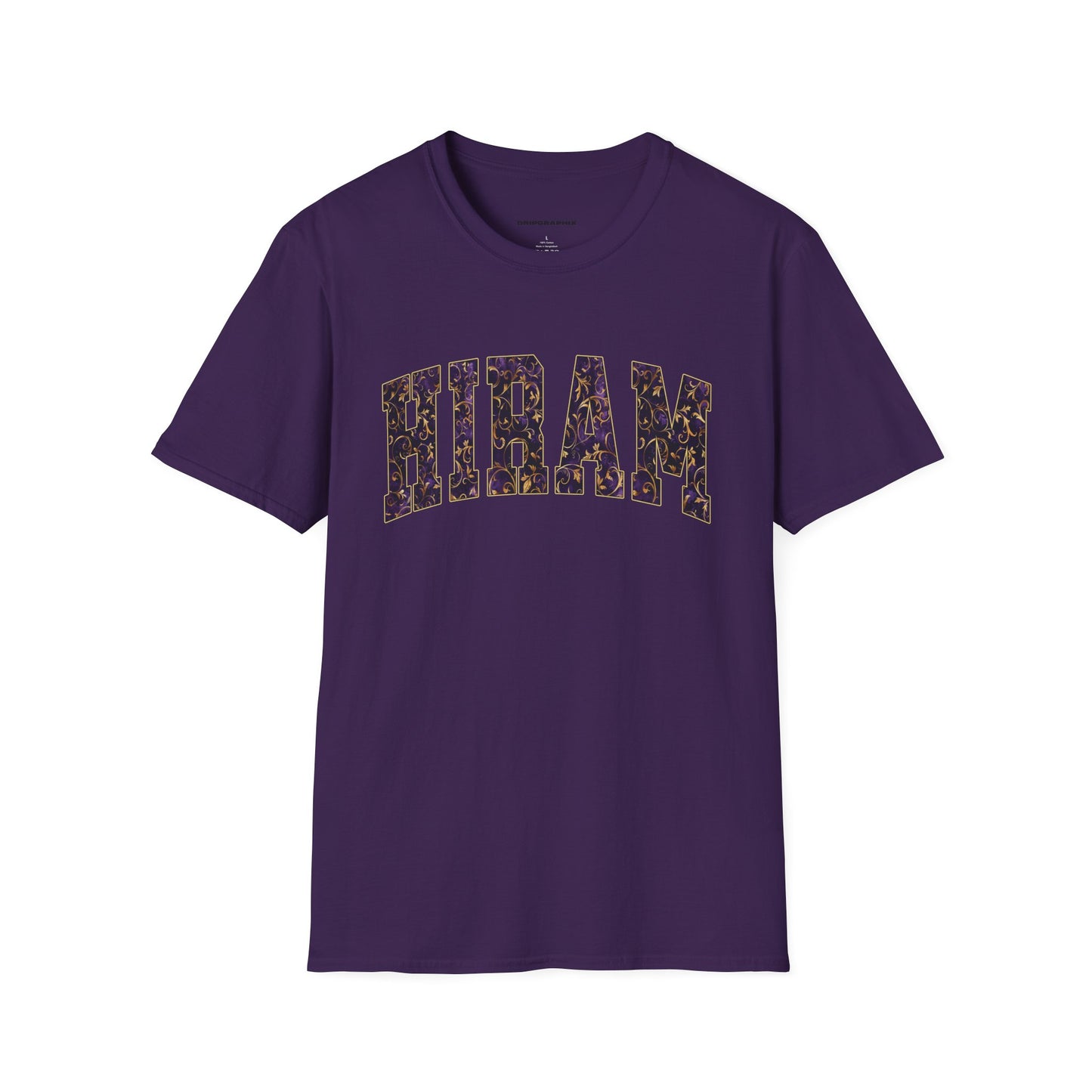 Purple & Gold Floral Hiram