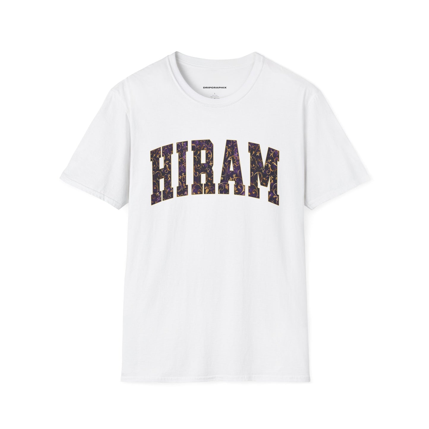 Purple & Gold Floral Hiram