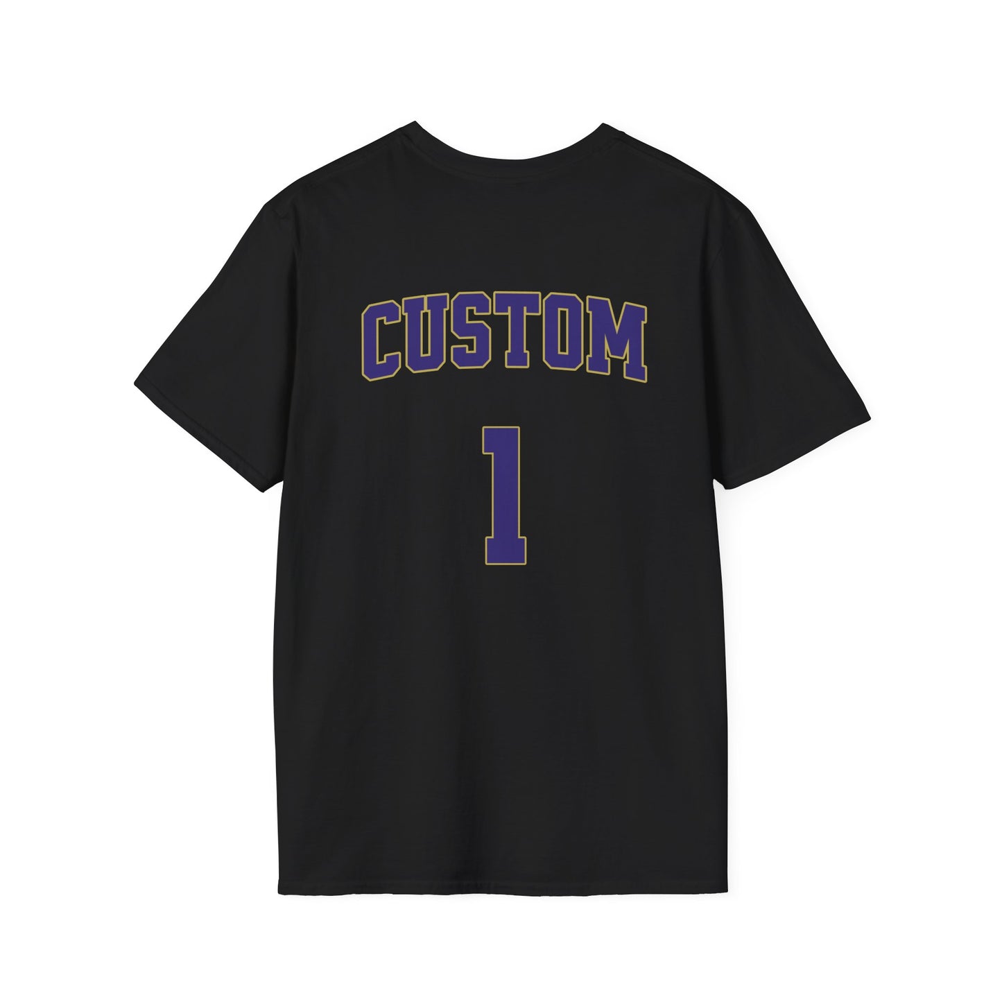 Custom Name & Number Available in T-Shirts, Hoodies, Crewnecks, & Long Sleeves