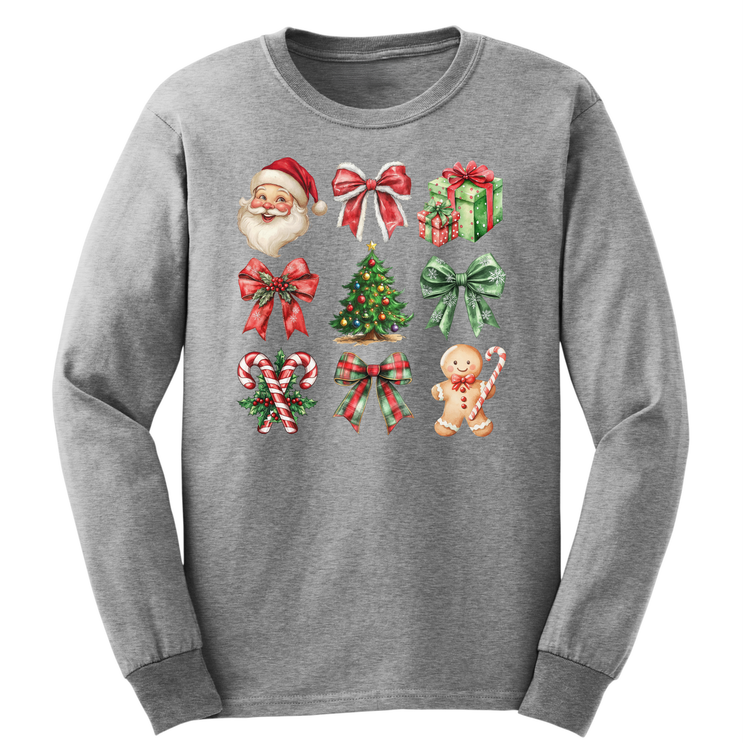 Vintage Christmas Icons Available In T-Shirts, Hoodies, Crewnecks, & Long Sleeves