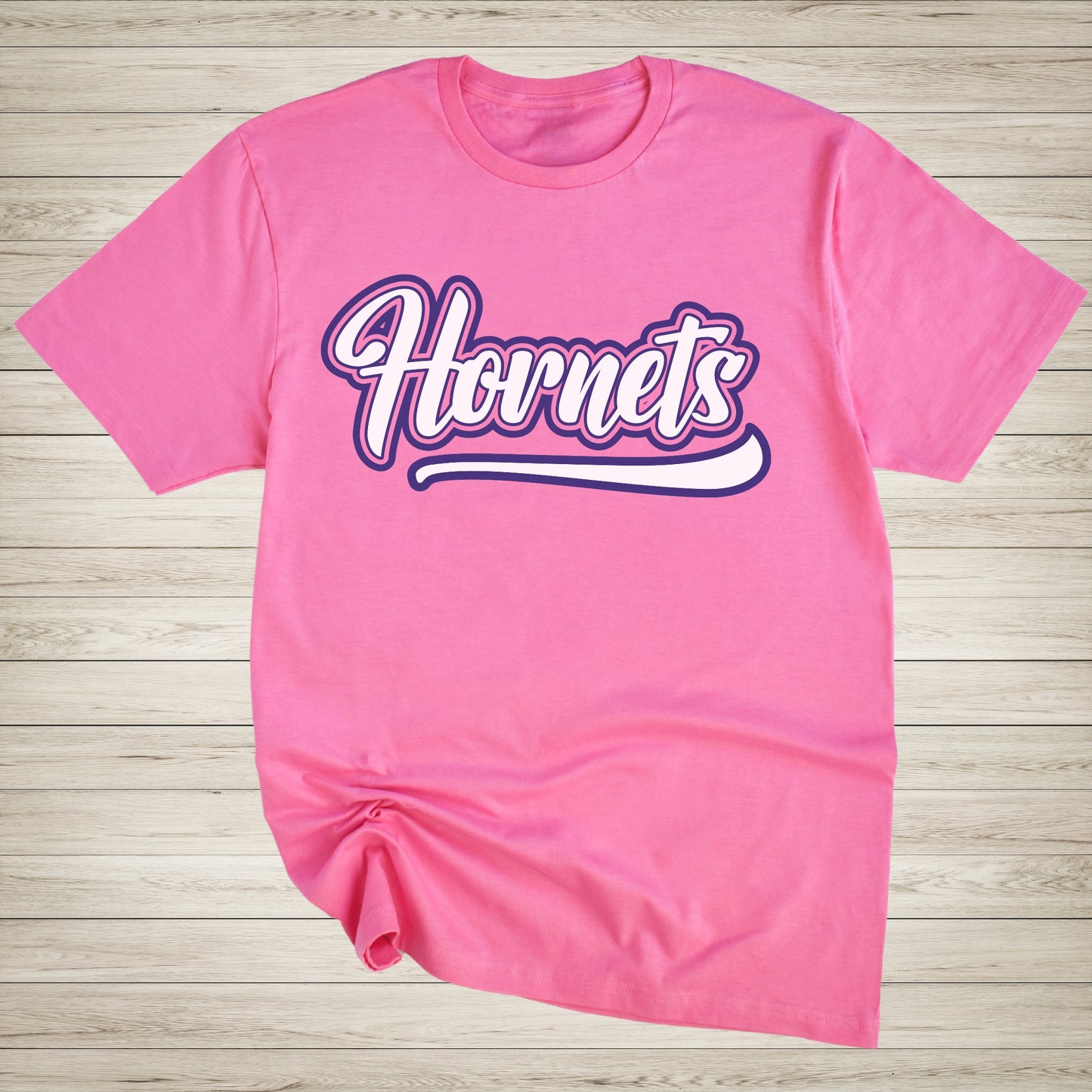 Thick Outline Cursive Hornets