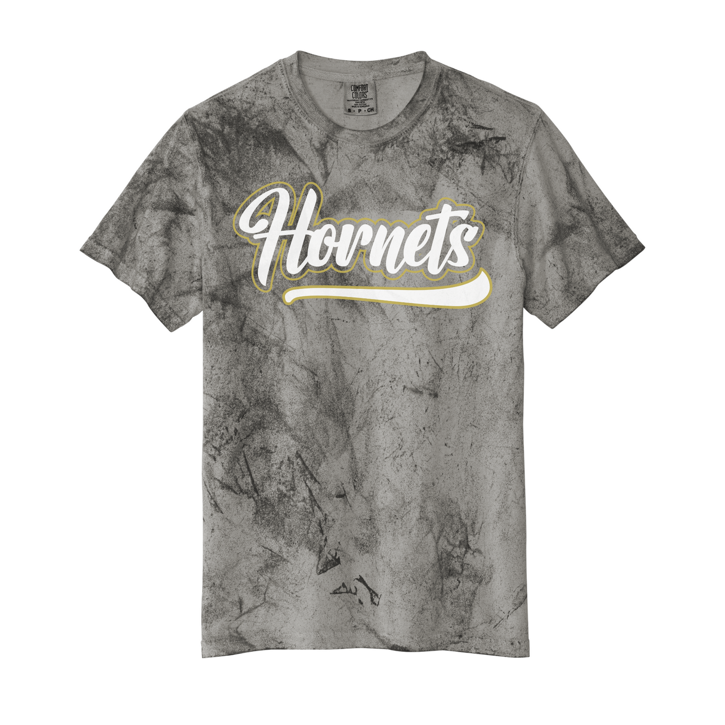 Premium Comfort Colors Thick Outline Cursive Hornets
