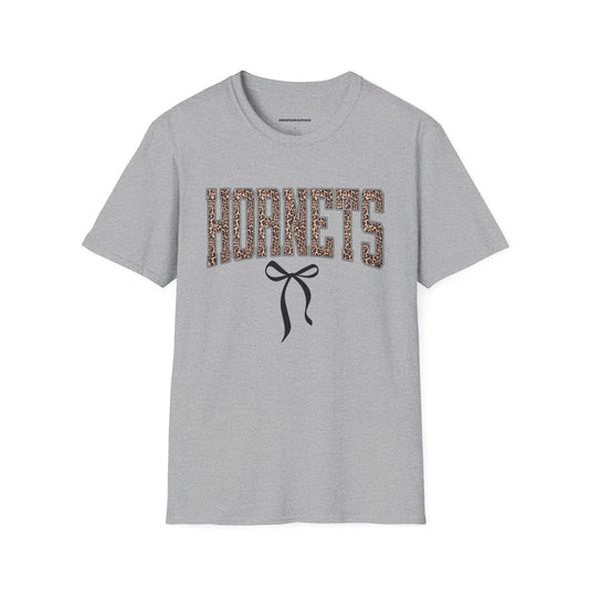 Leopard Print Hornets with Bow