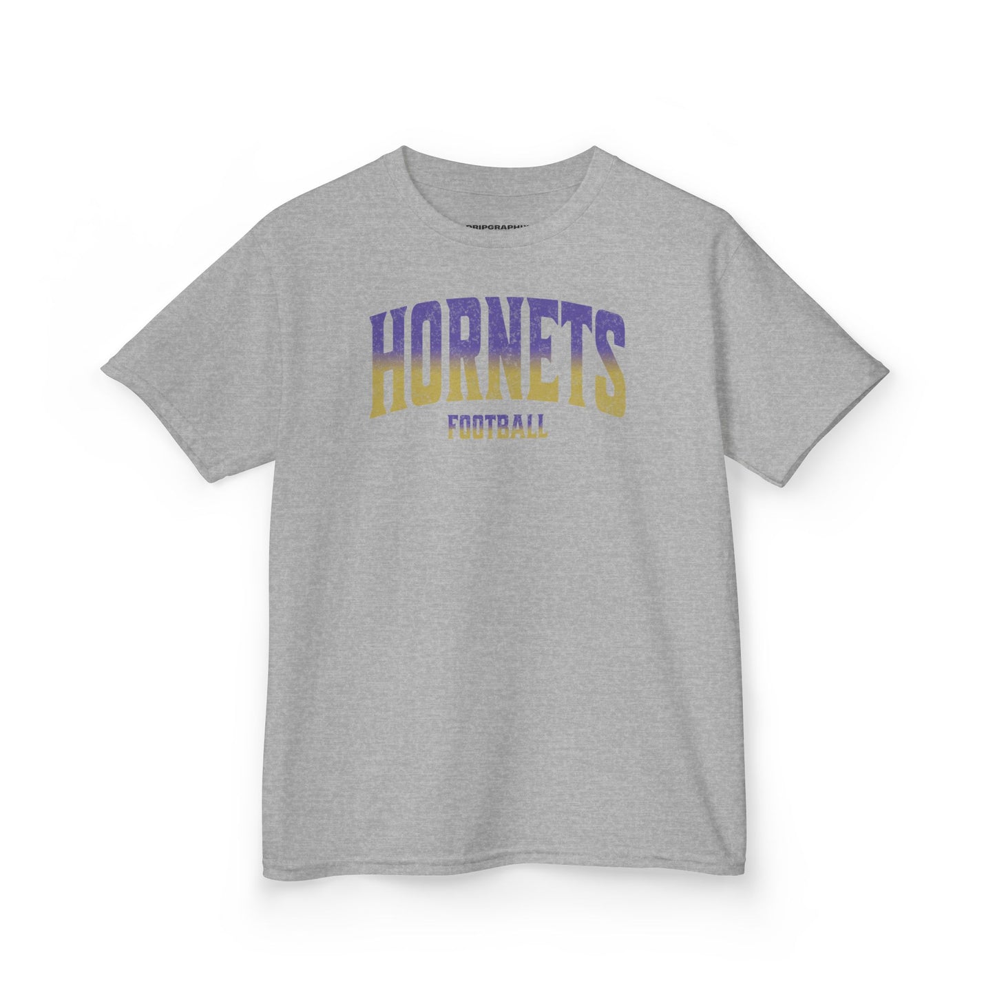 Grunge Arched Hornets Football Youth