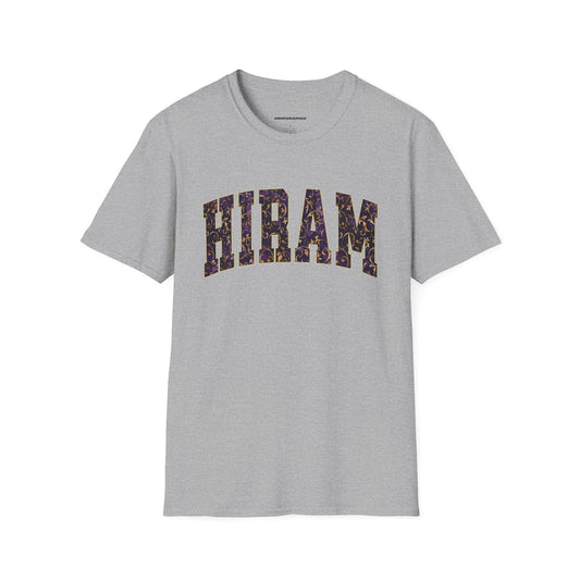 Purple & Gold Floral Hiram