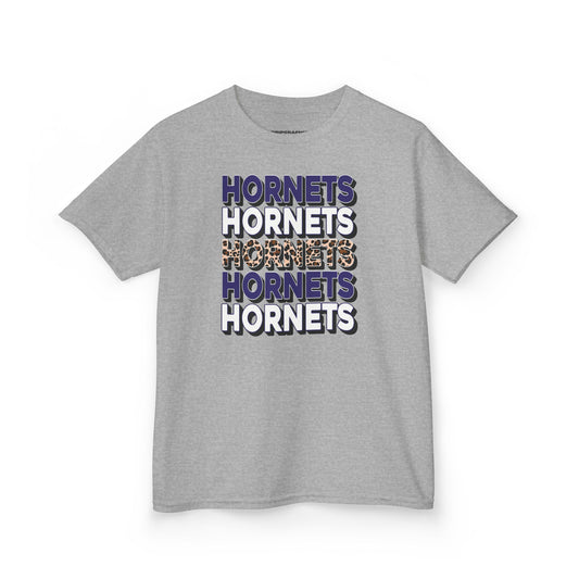 Stacked Hornets With Leopard Print Youth