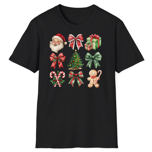 Vintage Christmas Icons Available In T-Shirts, Hoodies, Crewnecks, & Long Sleeves