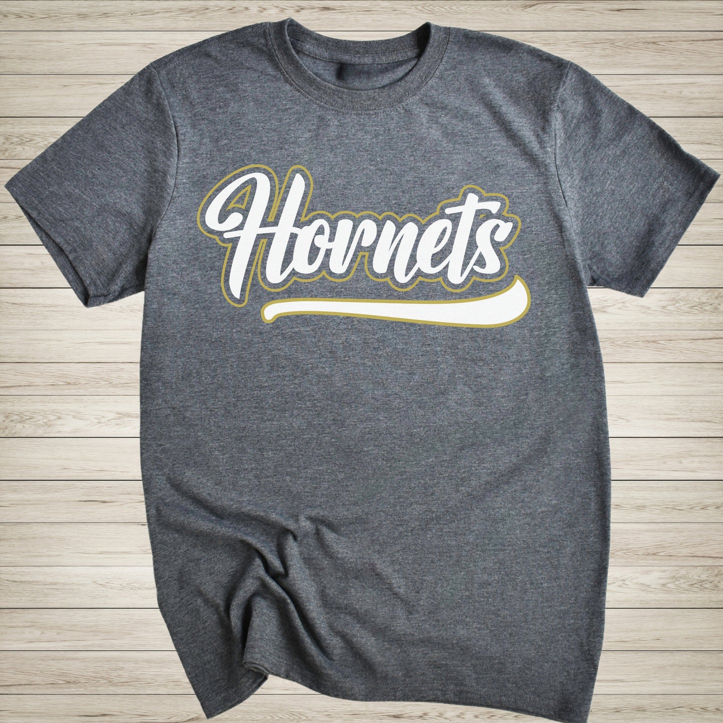 Thick Outline Cursive Hornets