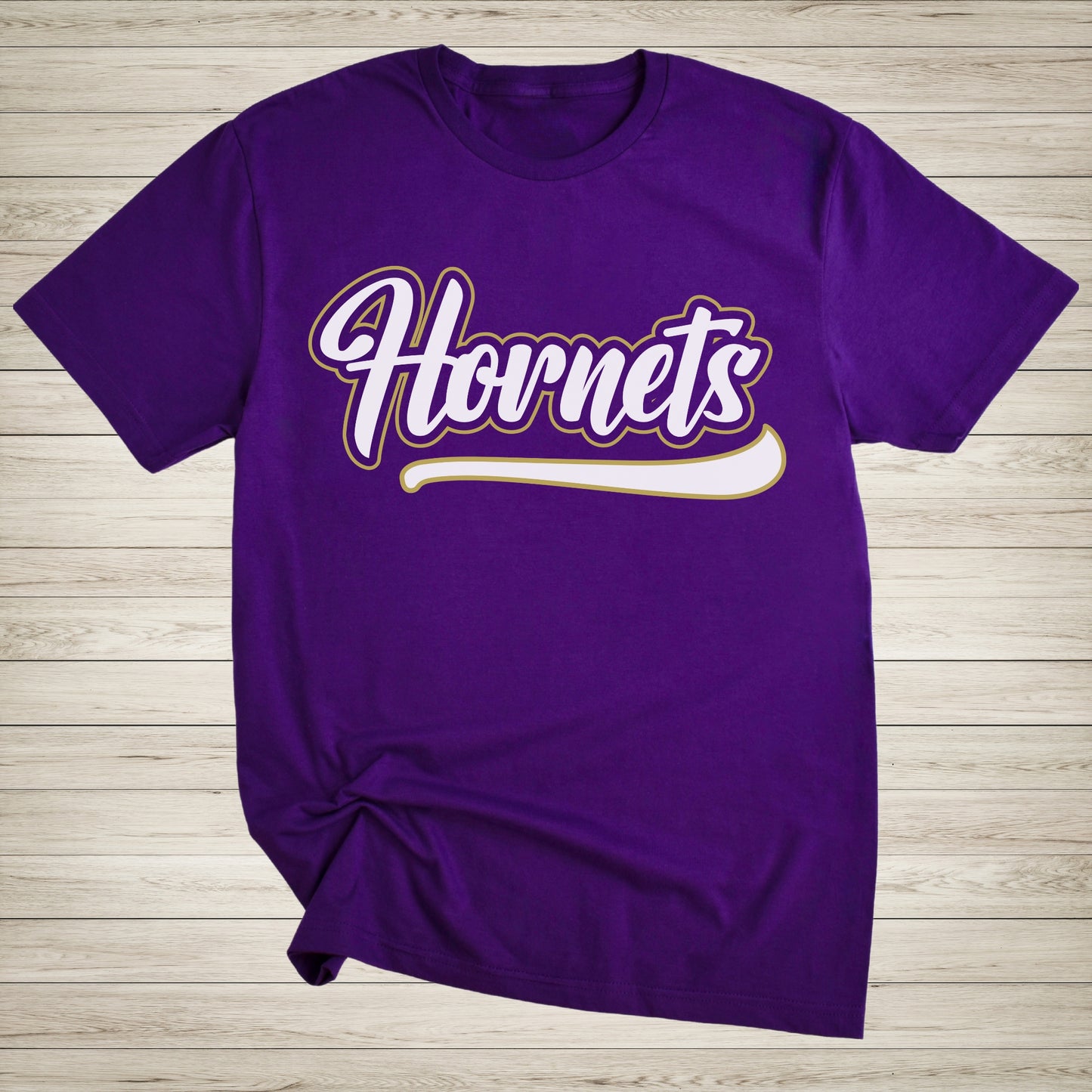 Thick Outline Cursive Hornets