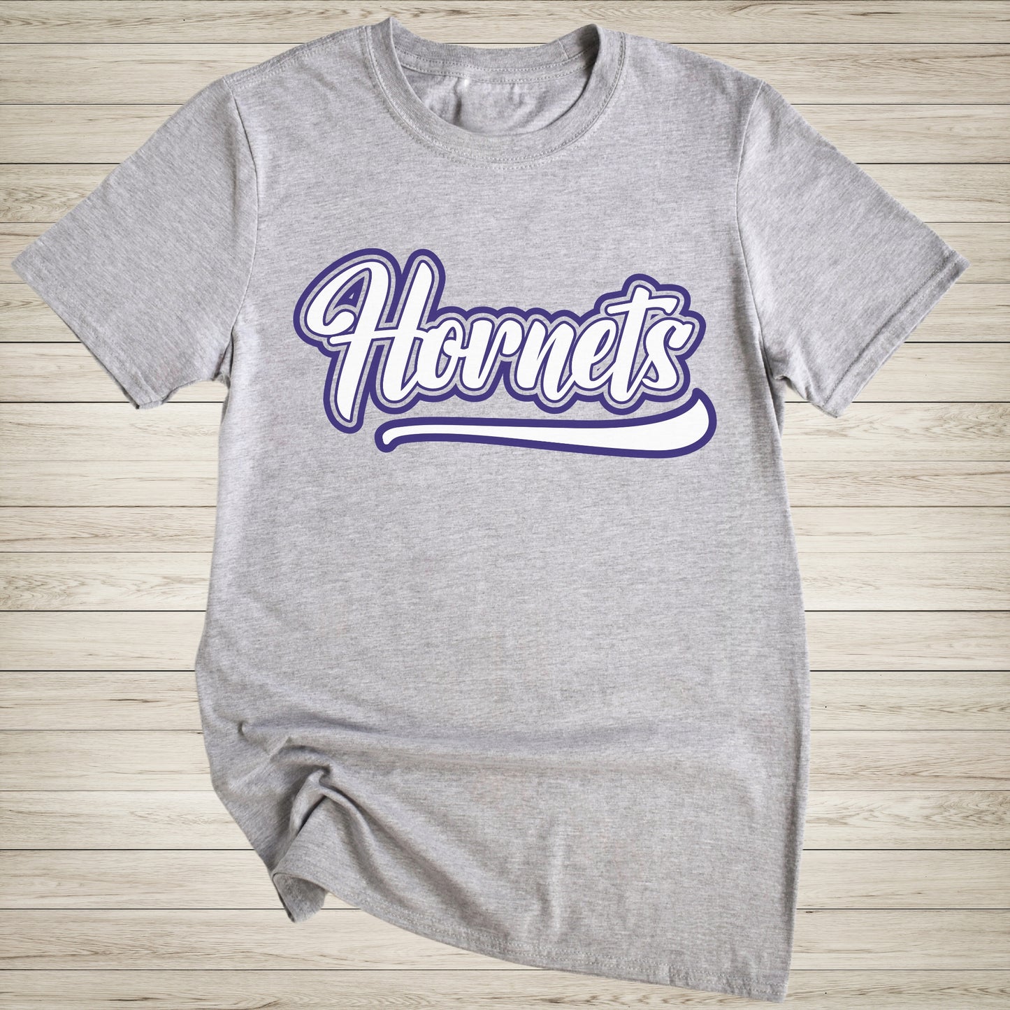 Thick Outline Cursive Hornets