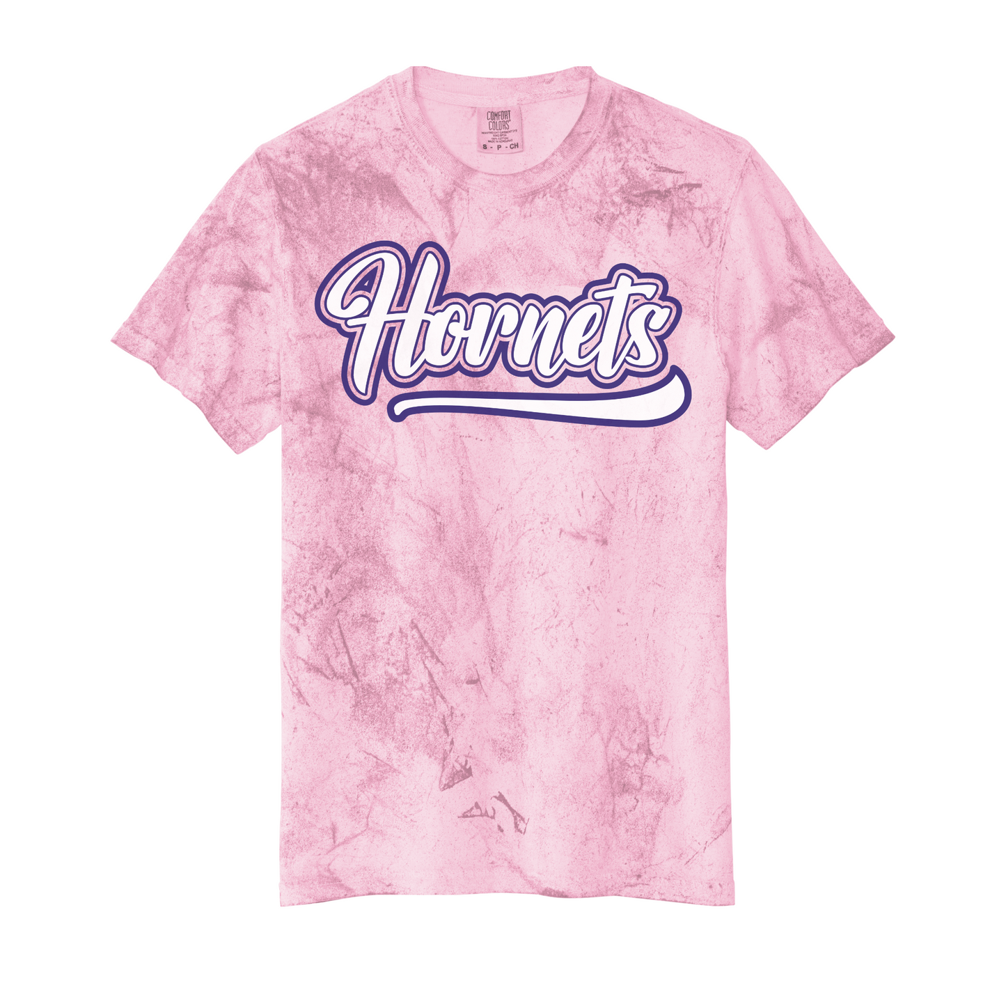 Premium Comfort Colors Thick Outline Cursive Hornets