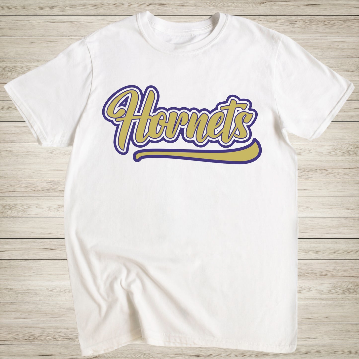 Thick Outline Cursive Hornets